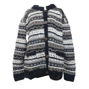 カーディガン ノルディック 北欧 男女兼用 アルパカ混紡 （Franco