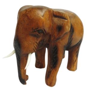 木彫り アジアン雑貨 ゾウさんの木彫り4 : アジア雑貨ビンゴ - 通販