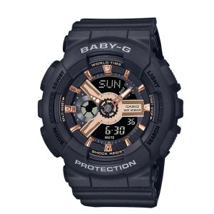 BABY-G ベビーG ブラック ピンクゴールド BA-110XRG-1AJF CASIO カシオ 腕時計 レディース