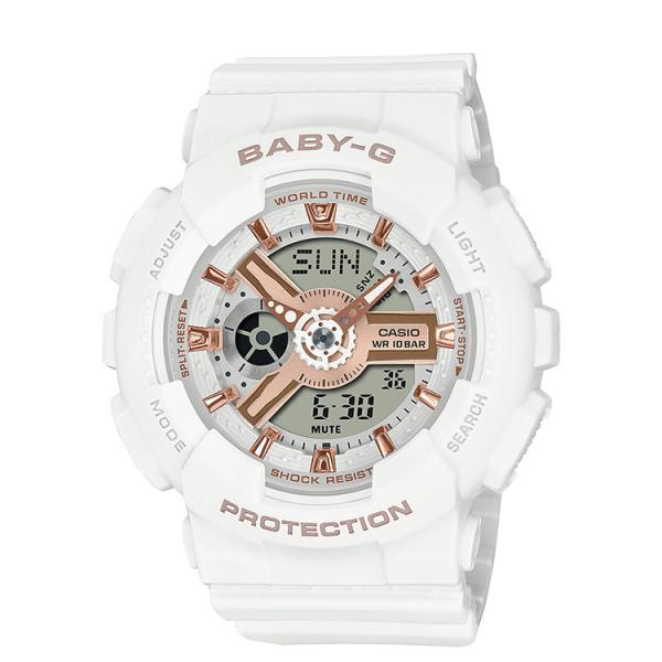 BABY-G ベビーG ホワイト ピンクゴールド BA-110XRG-7AJF CASIO カシオ ...