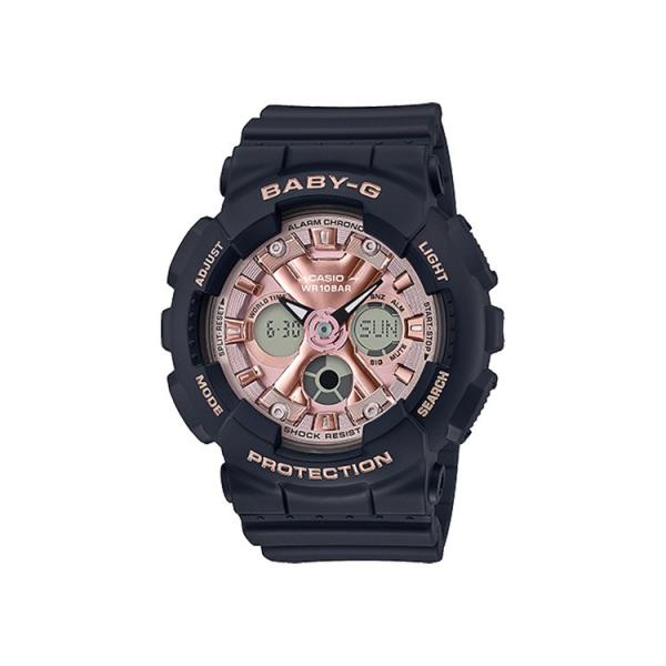 Baby-G ベビーＧ BA-130-1A4JF カシオ CASIO アナログ 黒 ブラック ピンク...