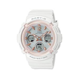 BABY-G ベビーG 電波ソーラー ホワイト ピンク BGA-2800-7AJF CASIO カシオ 腕時計 レディース｜e-Bloom Yahoo!店