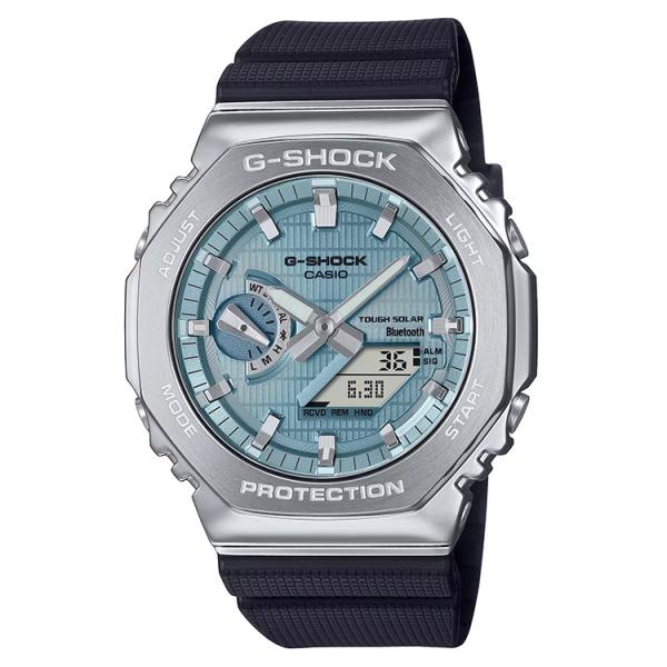 G-SHOCK gショック G-STEEL Gスチール 電波ソーラー スマホ連携 八角形 ぶるー G...