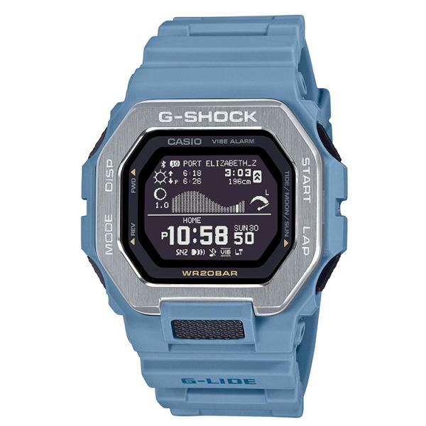 G-SHOCK gショック G-LIDE スマホ連携 ブルー サーファー マリンスポーツ GBX-1...