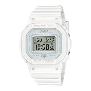 G-SHOCK Gショック WOMEN ワントーン デジタル ホワイト 小型 四角 GMD-S5600BA-7JF CASIO カシオ 腕時計 レディース｜e-bloom