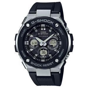 カシオ CASIO Gショック G-SHOCK 電波ソーラー G-STEEL メンズ 腕時計 GST-W300-1AJF｜e-bloom