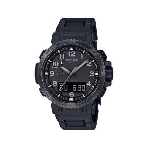 倉庫作業 23.03★PROTREK プロトレック pro trek PRW-50FC-1JF カシオ CASIO クライマーライン 電波ソーラー コンポジットバンド 黒 ブラック 腕時計 メンズ