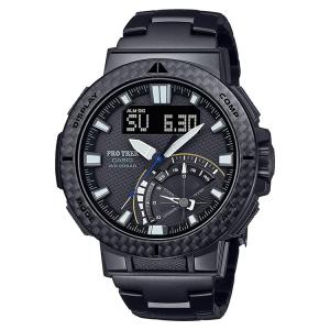 プロトレック PRO TEK アングラーライン 電波ソーラー チタンバンド ブラック PRW-73XT-1JF CASIO カシオ 腕時計 メンズ