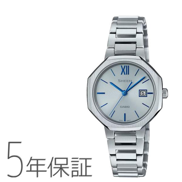 SHEEN シーン 八角形 ソーラー シルバー SHS-4529D-7AJF CASIO カシオ 腕...