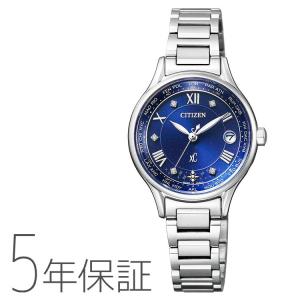 クロスシー xC EC1160-54L シチズン 電波ソーラー ペアモデル ダイヤモンド入り 青 ブルー レディース 腕時計