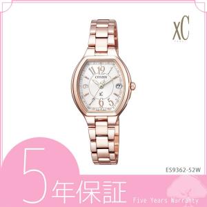 特価品 シチズン CITIZEN xC エコ・ドライブ 電波時計 トノー型 ハッピーフライト レディース ES9362-52W 腕時計