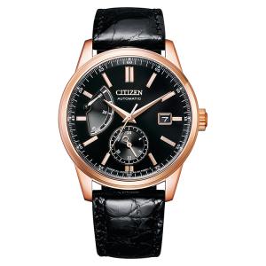 シチズンコレクション CITIZEN COLLECTION クロコダイル メカニカル NB3002-00E CITIZEN シチズン 機械式 黒 日本製 腕時計 メンズ｜e-bloom