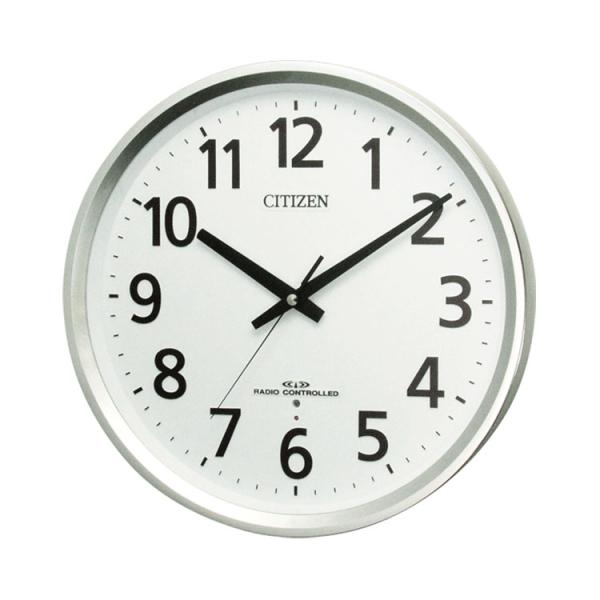 シチズン CITIZEN リズム時計 電波掛時計 パルウェーブＭ４７５ 8MY475-019 電波時...