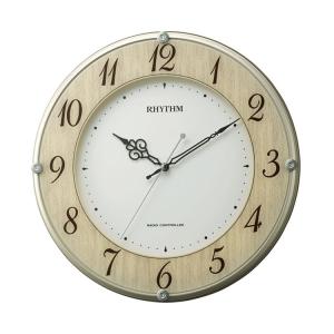 SEIKO（セイコー） ぬくもり 電波 掛時計 クロック 木枠 nu・ku・mo