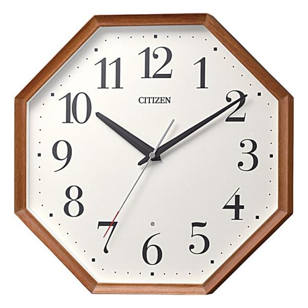 シチズン CITIZEN リズム時計 電波時計 掛け時計 電波掛け時計 8MY529-006 お取り...