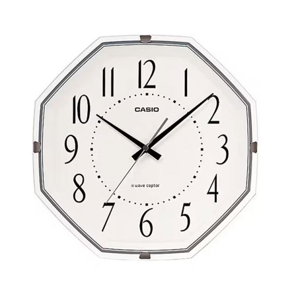 カシオ CASIO 電波時計 日本全国対応 壁掛け時計 IQ-1007J-7JF 掛時計 クロック