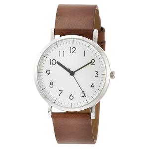 Field work フィールドワーク フレッド DBR ダークブラウン FSC132-3 シンプル レザーバンド ユニセックス ダークブラウン こげ茶色 腕時計 メンズ