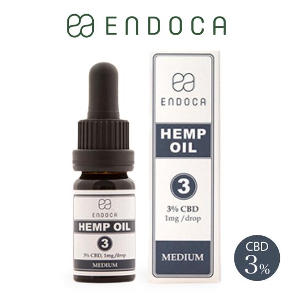 エンドカ ENDOCA CBD オイル 300mg 10ml 濃度 3% 国内正規品保証 オーガニッ...
