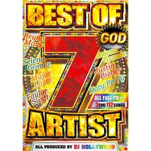 洋楽DVD BEST OF GOD 7 ARTIST - DJ HOLLYWOOD 3枚組 国内盤