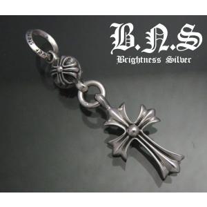 送料無料 クロスペンダントwithベイル シルバー925 トップ チャーム