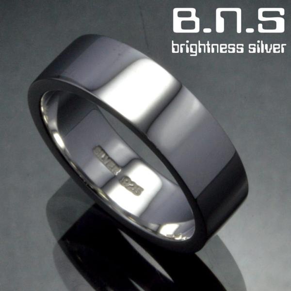 6mm 平打ちシルバーリング シルバー925