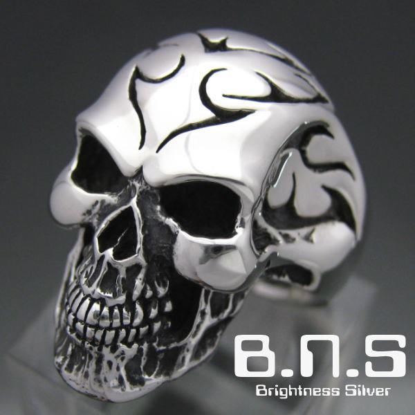 エングレイブドトライバルタトゥースカルリング シルバー925【ring-646-R66】