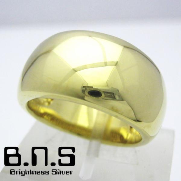 ヌーヴェルヴァーグ 月甲丸ブラスリング 真鍮 ブラス【ring-677-RB31】