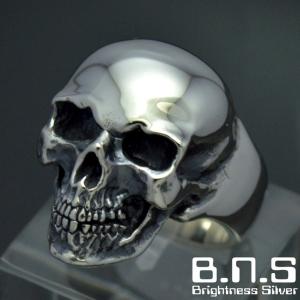 STOP LIGHT（ストップライト） K18 Skull Ring 全金スカルリング
