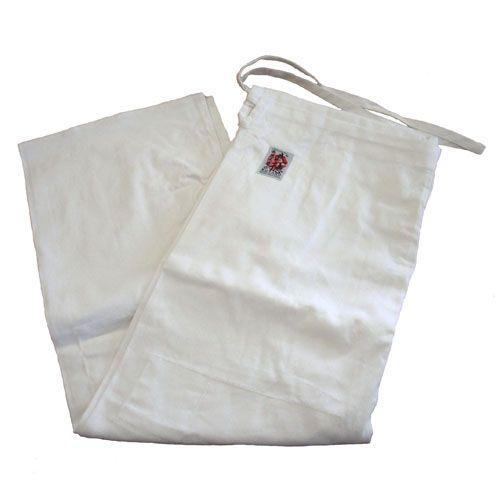 高級４５０G合気道衣用ズボン（白晒）　サイズ0〜2