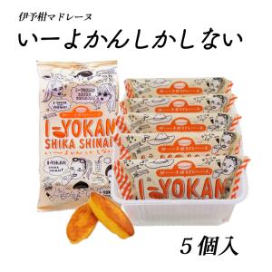 (株)一六　いーよかんしかしない　５個入≪熨斗対応不可≫　　愛媛／お土産／贈り物／マドレーヌ