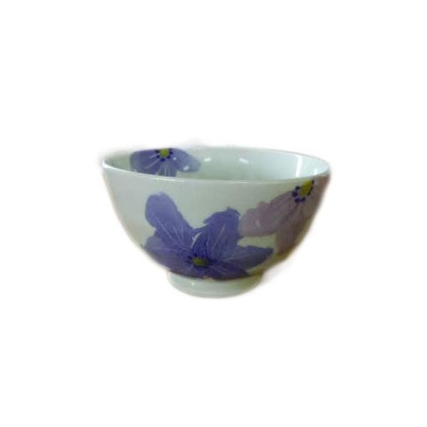 (株)砥部焼陶芸館 【龍泉窯】茶碗 クレマチス≪化粧箱なし≫≪熨斗対応不可≫ 愛媛 砥部焼 とべ焼 ...