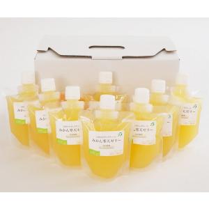 (株)ミヤモトオレンジガーデン　河内晩柑寒天ゼリー8個入り≪熨斗対応不可≫ 愛媛 みかんゼリー 飲む...