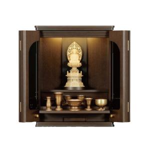 仏壇 ウォールナット調 上置/16号 : 仏壇・仏具の専門店ぶつえいどう