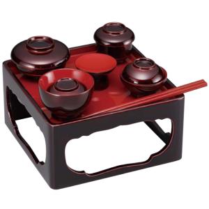 仏具 仏膳椀セット 金虫 8寸 会津塗 木製 : 仏壇・仏具の専門店ぶつ