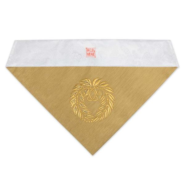 仏具 三角打敷  浄土真宗 高田派 金綴 （80代） 爆買