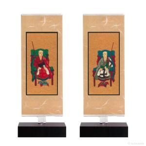 仏壇掛軸 スタンド型 新世紀 軸 クリア(脇侍/大) 曹洞宗（常済大師 承