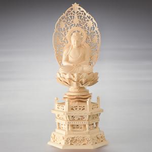 仏像 大日如来 六角ケマン台座 飛天光背（2.0号） : 仏壇・仏具の専門