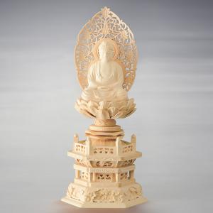仏像 立阿弥陀如来 六角台座 舟形光背（4.5号） : 仏壇・仏具の専門店