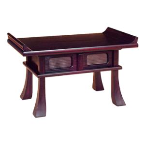 経机・おちつき経机 黒檀（20号）【メーカー取寄品】 : 仏壇・仏具の