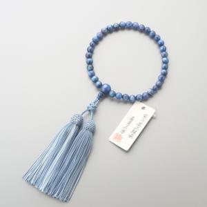 限定品】数珠 女性用二連 アコヤ真珠 水晶切子 正絹房 塗箱入 京念珠