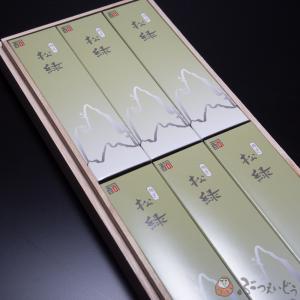 進物線香 線香 お線香 松緑 6箱入 桐箱入 ...の詳細画像1