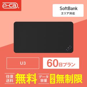 ポケットwifi レンタル 2ヵ月 無制限 レンタルwifi 60日 無制限 wifi レンタル 60日 完全無制限 ソフトバンク U3｜e-ca-web