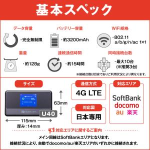 ポケットwifi レンタル 完全無制限 10日...の詳細画像1