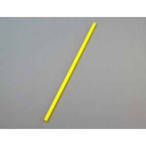 ストレートストロー 6mmx210mm 黄 バラ 500本