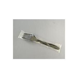 プラスチックフォーク 黒 単袋 160mm 500本