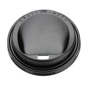 紙コップ蓋 SMT-280-F ドリンキングリッド 黒 トーカン 100個｜e-cafe