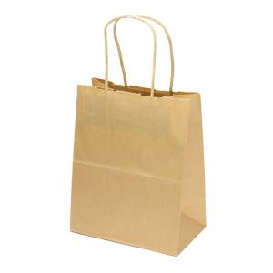 紙袋 角底袋 6号 150x88x高さ275mm 未晒 テイクアウト用 500枚 : e