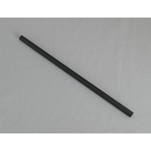 ストレートストロー 8mmx210mm 黒 バラ 300本