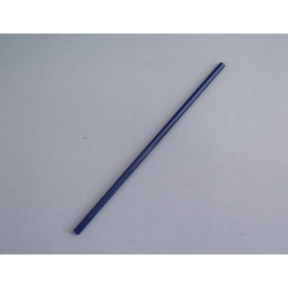 ストレートストロー 6mmx210mm 紺 バラ 500本
