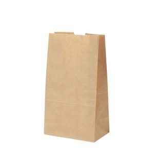 紙袋 角底袋 6号 150x88x高さ275mm 未晒 テイクアウト用 500枚 : e